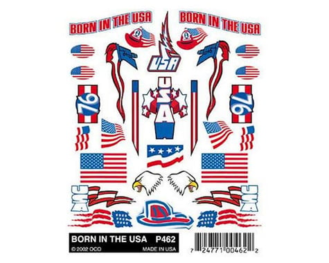 PineCar Stick-On Decal (Born in USA) [PIN462] | Toys & Hobbies - HobbyTown